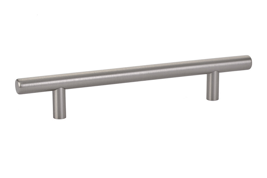 Emtek 86361US15 Brass Bar Cabinet Pull with 5" Center to Center Satin Nickel Finish Sparrow Supply