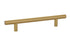 Emtek 86361US4 Brass Bar Cabinet Pull with 5" Center to Center Satin Brass Finish Sparrow Supply