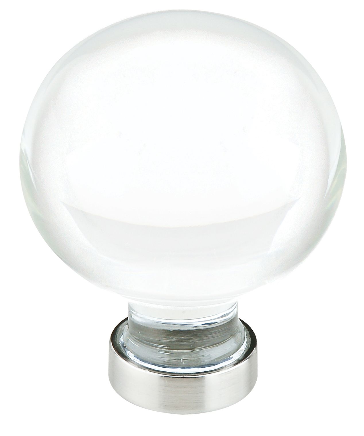 Emtek 86394US15 Bristol 1" Cabinet Knob Satin Nickel Finish Sparrow Supply