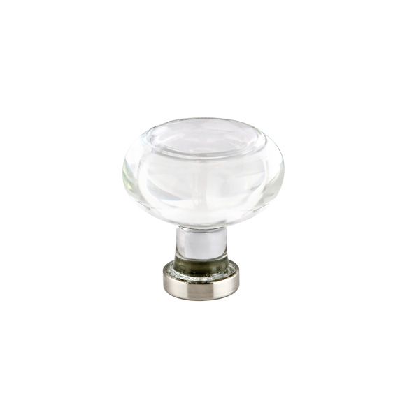 Emtek 86399US15 Georgetown 1-1/4" Cabinet Knob Satin Nickel Finish Sparrow Supply