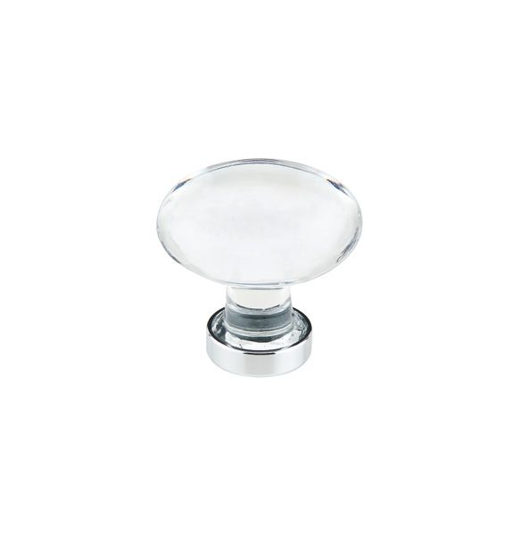 Emtek 86401US26 Hampton 1-1/4" Cabinet Knob Polished Chrome Finish Sparrow Supply