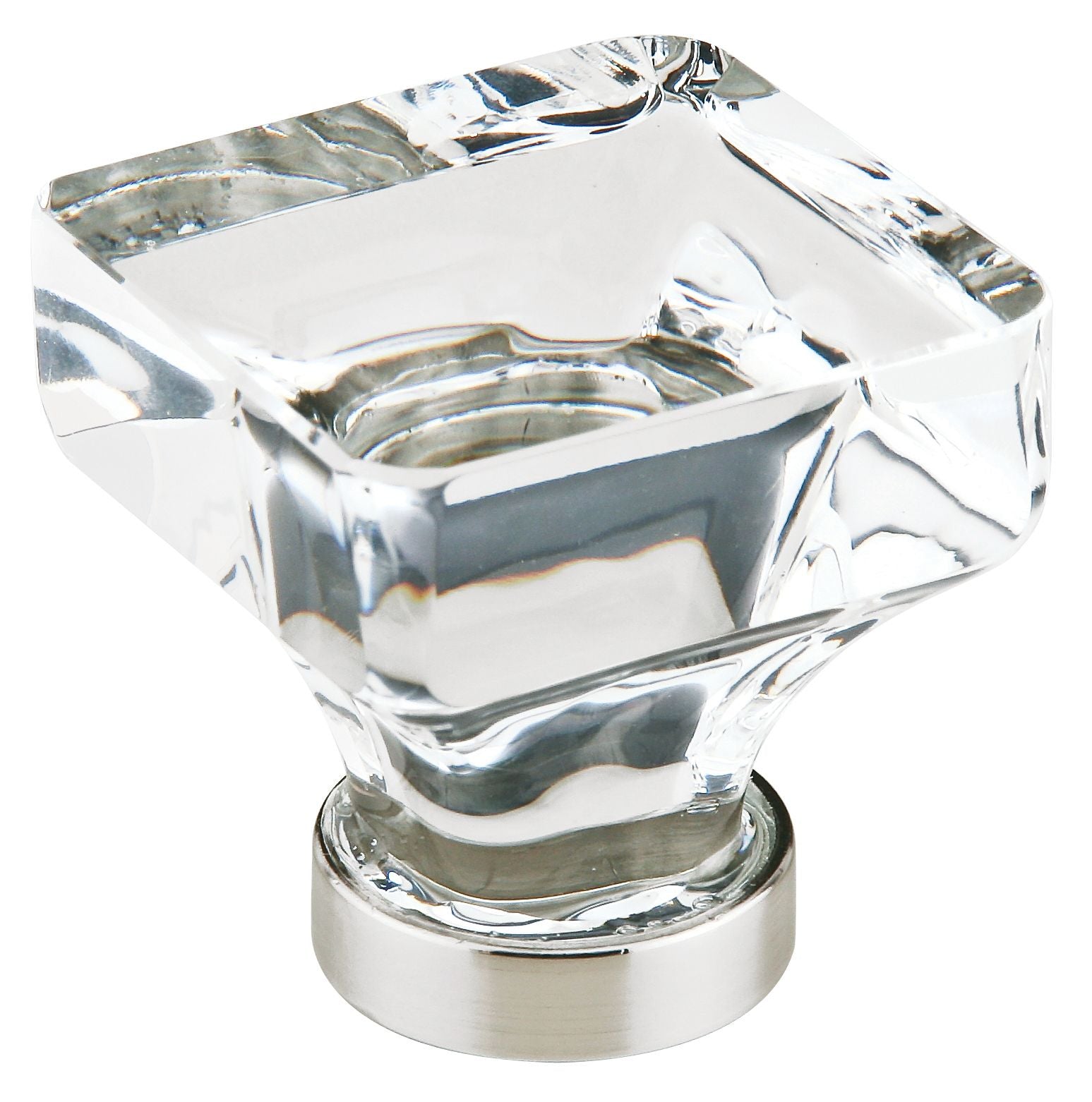 Emtek 86403US15 Square 1-3/8" Cabinet Knob Satin Nickel Finish Sparrow Supply
