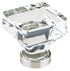 Emtek 86403US15 Square 1-3/8" Cabinet Knob Satin Nickel Finish Sparrow Supply