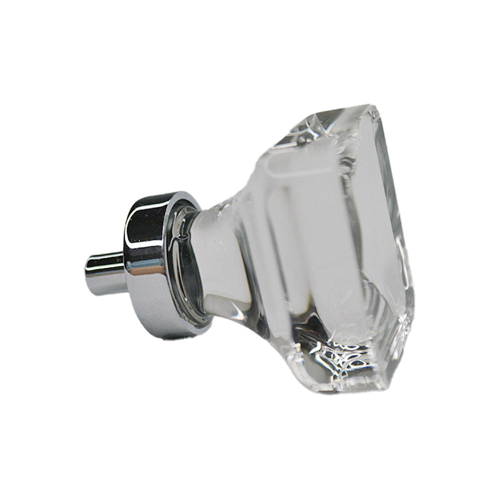 Emtek 86403US26 Square 1-3/8" Cabinet Knob Polished Chrome Finish Sparrow Supply