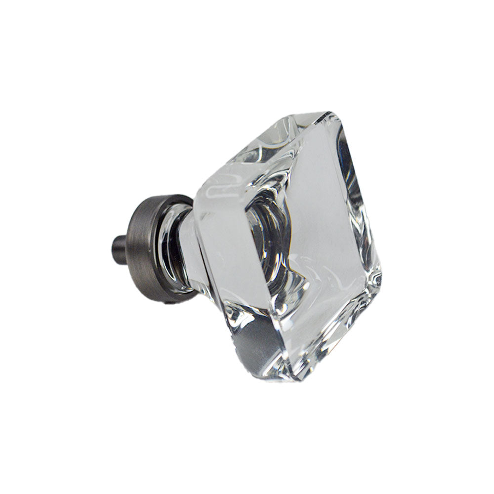 Emtek 86404US15A Square 1-3/4" Cabinet Knob Pewter Finish Sparrow Supply