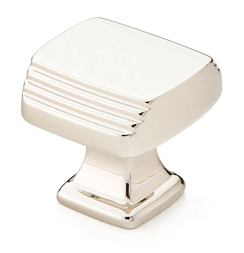 Emtek 86421US14 Art Deco 1-1/4" Cabinet Knob Polished Nickel Lifetime Finish Sparrow Supply