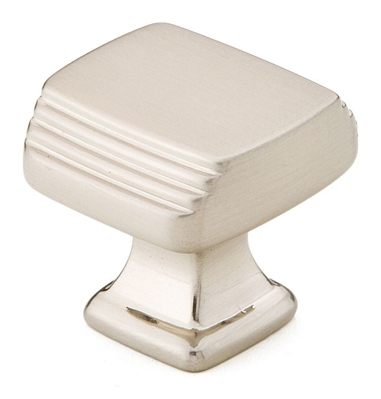 Emtek 86421US15 Art Deco 1-1/4" Cabinet Knob Satin Nickel Finish Sparrow Supply