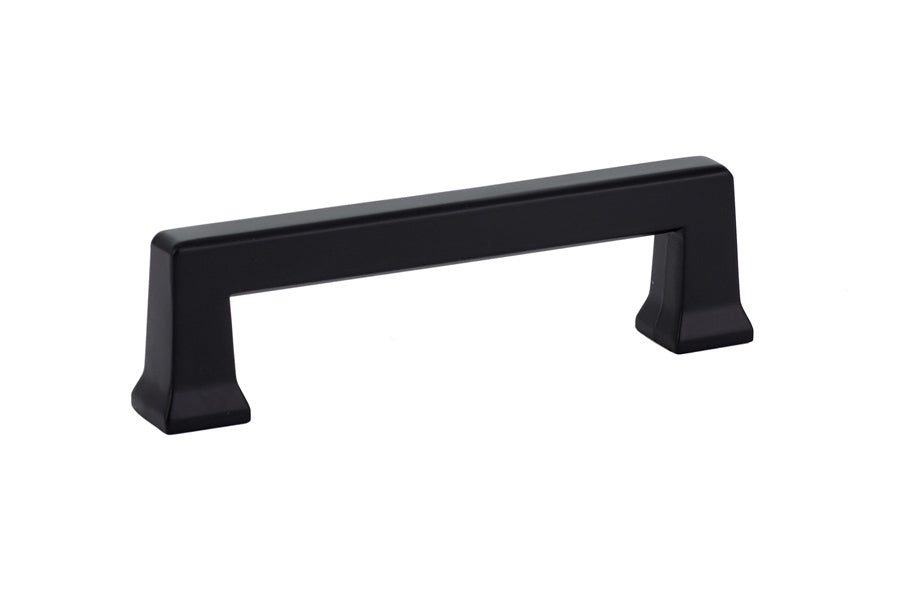 Emtek 86424US19 Alexander Cabinet Pull with 3-1/2" Center to Center Flat Black Finish Sparrow Supply