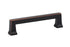 Emtek 86425US10B Alexander Cabinet Pull with 4" Center to Center Oil Rubbed Bronze Finish Sparrow Supply