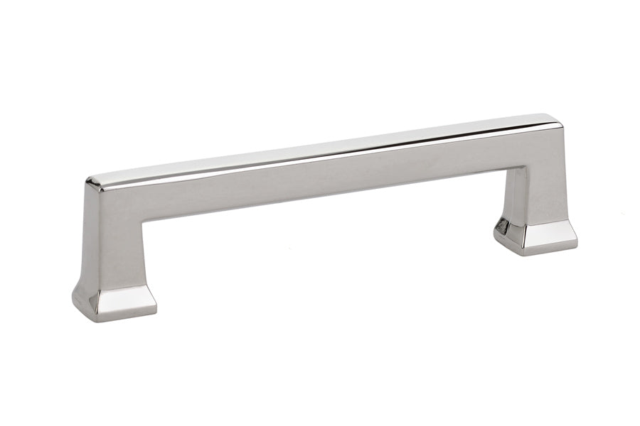 Emtek 86425US14 Alexander Cabinet Pull with 4" Center to Center Polished Nickel Lifetime Finish Sparrow Supply