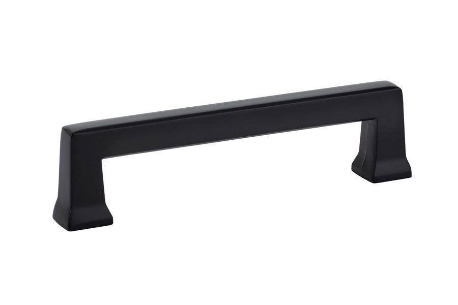 Emtek 86425US19 Alexander Cabinet Pull with 4" Center to Center Flat Black Finish Sparrow Supply
