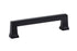 Emtek 86425US19 Alexander Cabinet Pull with 4" Center to Center Flat Black Finish Sparrow Supply