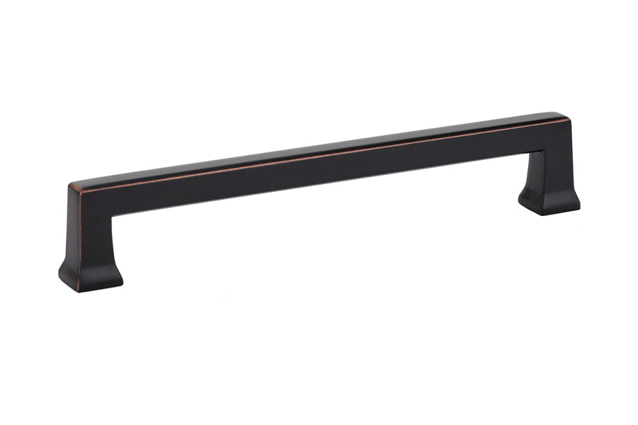 Emtek 86426US10B Alexander Cabinet Pull with 6" Center to Center Oil Rubbed Bronze Finish Sparrow Supply