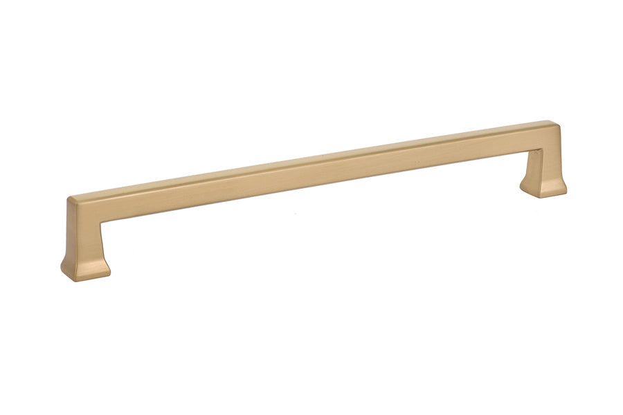 Emtek 86427US4 Alexander Cabinet Pull with 8" Center to Center Satin Brass Finish Sparrow Supply