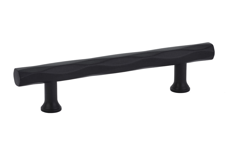 Emtek 86429US19 Tribeca Cabinet Pull with 4" Center to Center Flat Black Finish Sparrow Supply
