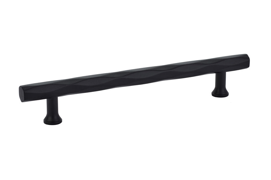 Emtek 86430US19 Tribeca Cabinet Pull with 6" Center to Center Flat Black Finish Sparrow Supply