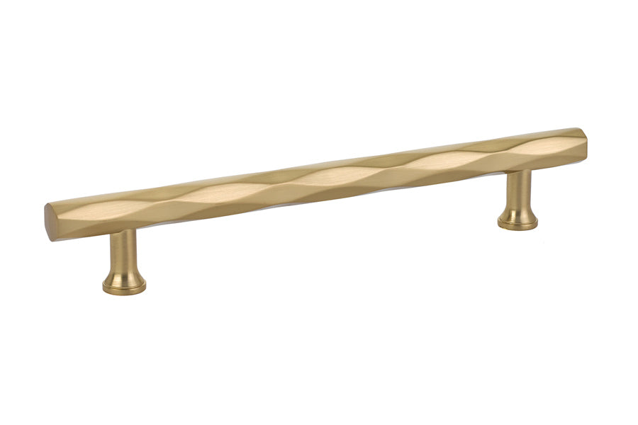 Emtek 86430US4 Tribeca Cabinet Pull with 6" Center to Center Satin Brass Finish Sparrow Supply
