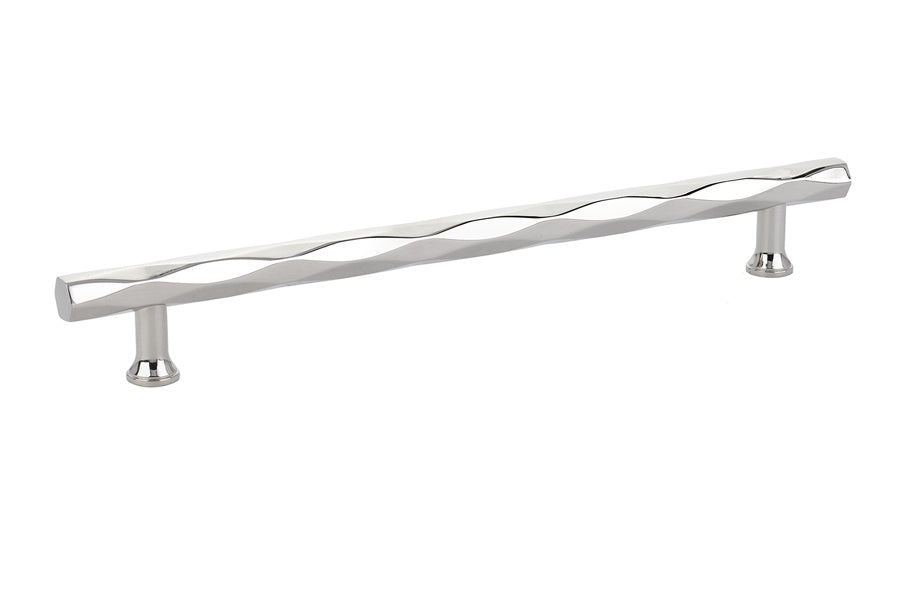 Emtek 86431US14 Tribeca Cabinet Pull with 8" Center to Center Polished Nickel Lifetime Finish Sparrow Supply