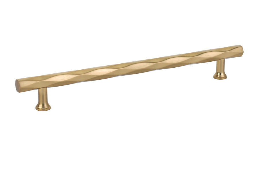Emtek 86431US4 Tribeca Cabinet Pull with 8" Center to Center Satin Brass Finish Sparrow Supply