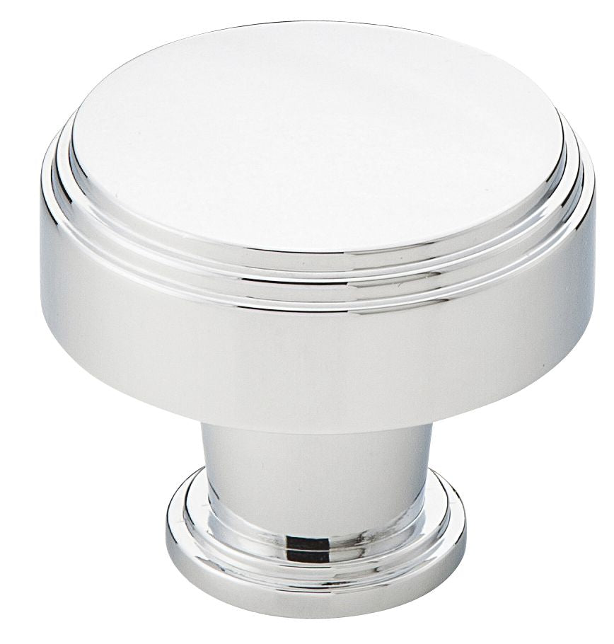 Emtek 86432US26 Newport 1-1/4" Cabinet Knob Polished Chrome Finish Sparrow Supply