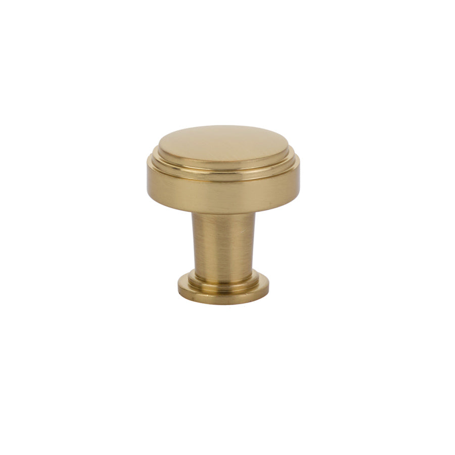 Emtek 86432US4 Newport 1-1/4" Cabinet Knob Satin Brass Finish Sparrow Supply