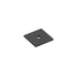 Emtek 86434US10B Art Deco Square Backplate for Cabinet Knob Oil Rubbed Bronze Finish Sparrow Supply