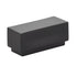 Emtek 86447US19 Cinder 2-1/4" Cabinet Knob with 1" Center to Center Flat Black Finish Sparrow Supply
