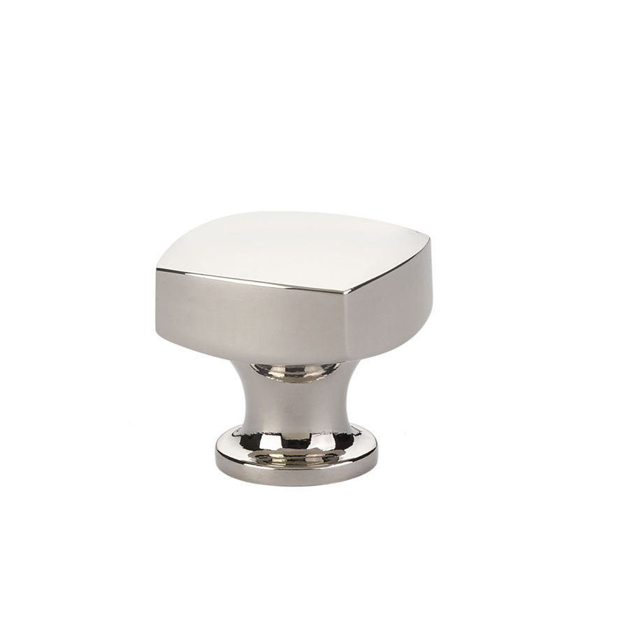 Emtek 86450US14 Freestone 1-1/4" Cabinet Knob Polished Nickel Lifetime Finish Sparrow Supply