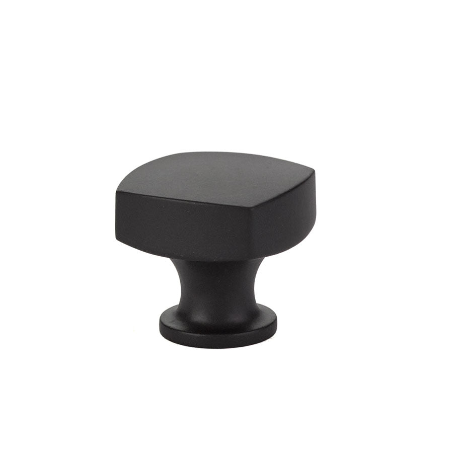 Emtek 86450US19 Freestone 1-1/4" Cabinet Knob Flat Black Finish Sparrow Supply