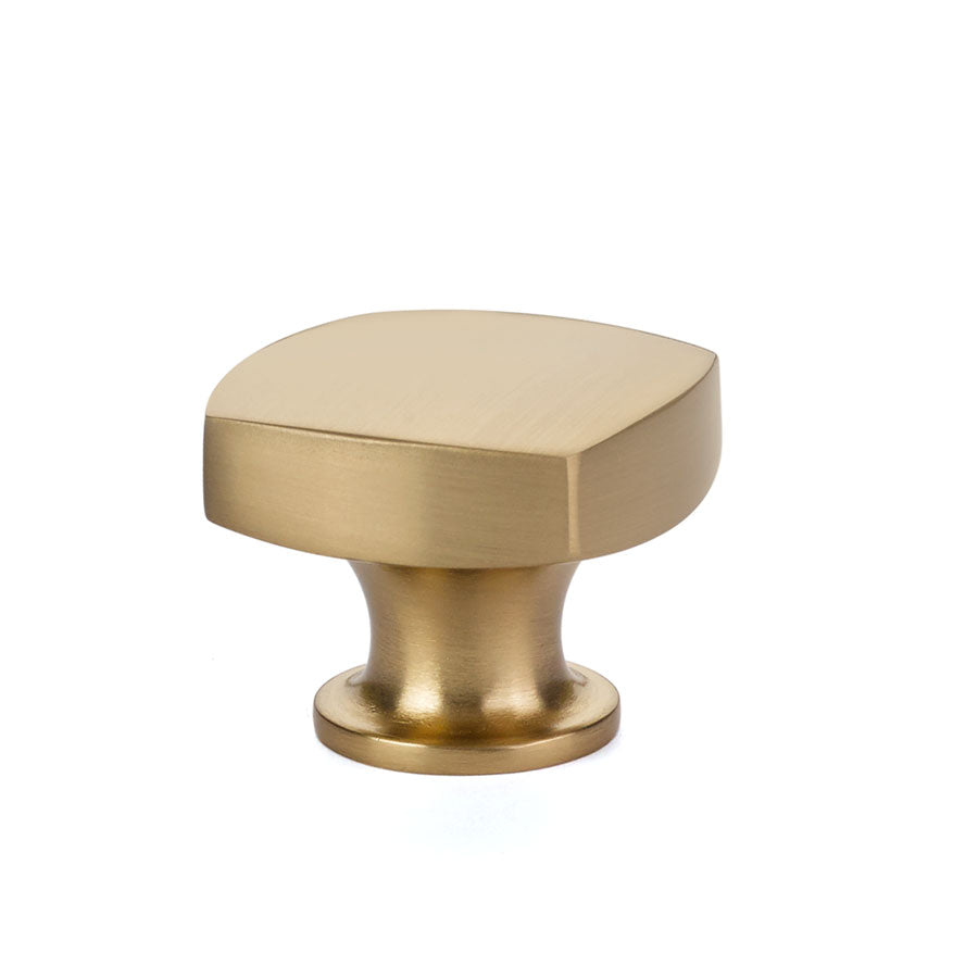 Emtek 86451US4 Freestone 1-1/2" Cabinet Knob Satin Brass Finish Sparrow Supply