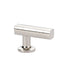Emtek 86452US14 1-1/8" x 1-7/8" Freestone Finger Cabinet Pull Polished Nickel Lifetime Finish Sparrow Supply