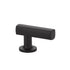 Emtek 86452US19 1-1/8" x 1-7/8" Freestone Finger Cabinet Pull Flat Black Finish Sparrow Supply