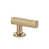 Emtek 86452US4 1-1/8" x 1-7/8" Freestone Finger Cabinet Pull Satin Brass Finish Sparrow Supply
