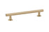 Emtek 86455US4 Freestone Cabinet Pull with 6" Center to Center Satin Brass Finish