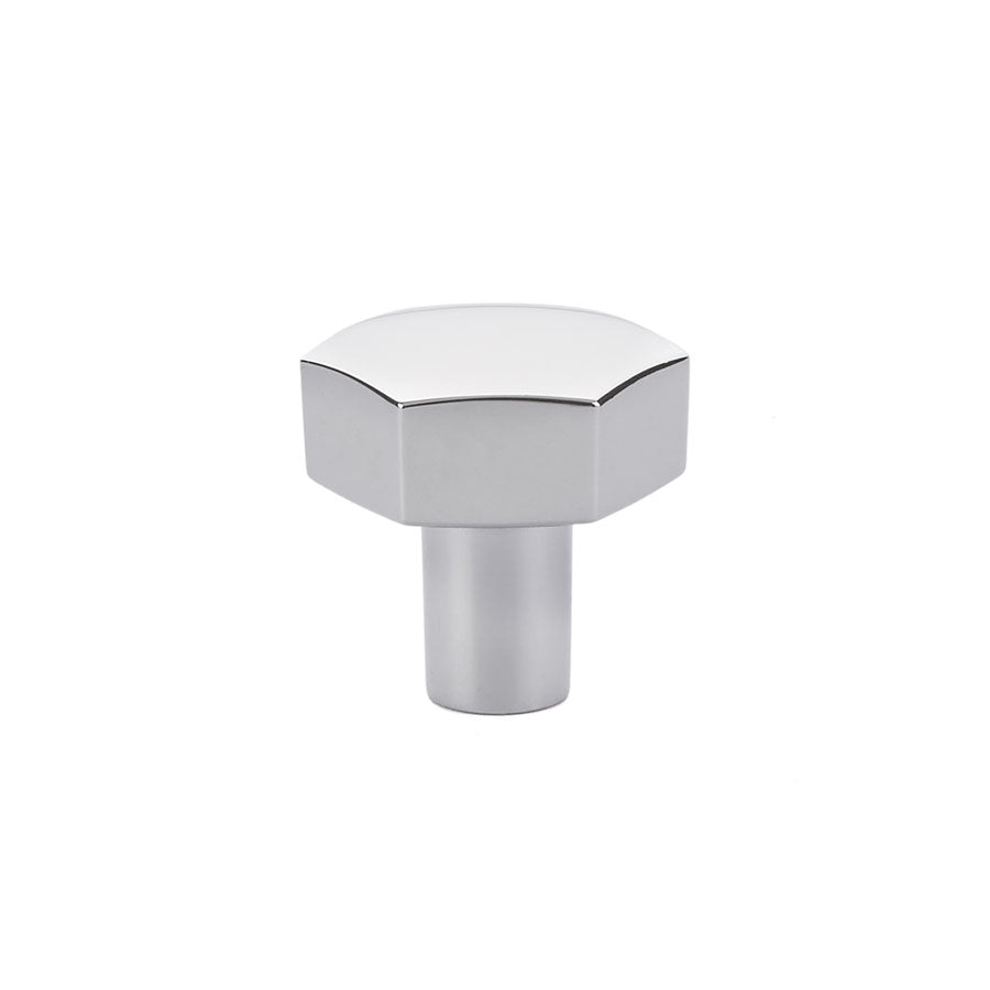 Emtek 86457US26 Mod Hex 1-1/8" Cabinet Knob Polished Chrome Finish Sparrow Supply