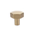 Emtek 86457US4 Mod Hex 1-1/8" Cabinet Knob Satin Brass Finish Sparrow Supply
