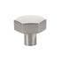Emtek 86458US15 Mod Hex 1-1/2" Cabinet Knob Satin Nickel Finish Sparrow Supply