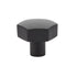 Emtek 86458US19 Mod Hex 1-1/2" Cabinet Knob Flat Black Finish Sparrow Supply