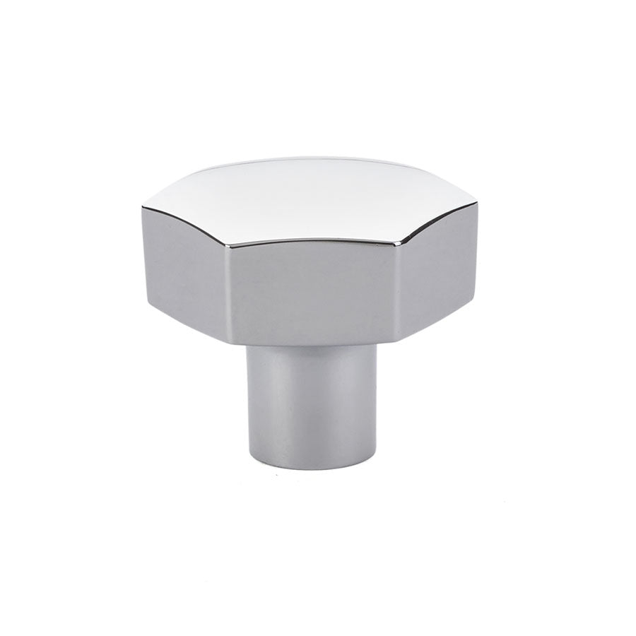 Emtek 86458US26 Mod Hex 1-1/2" Cabinet Knob Polished Chrome Finish Sparrow Supply