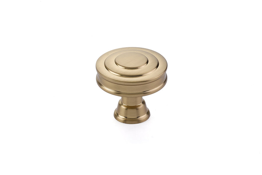 Emtek 86464US4 Glendon 1-5/8" Cabinet Knob Satin Brass Finish Sparrow Supply