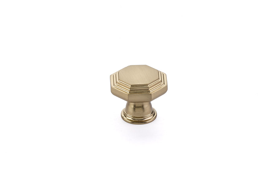 Emtek 86465US4 Midvale 1-1/4" Cabinet Knob Satin Brass Finish Sparrow Supply
