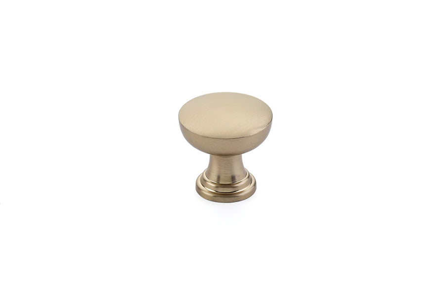 Emtek 86467US4 Overland 1-1/4" Cabinet Knob Satin Brass Finish Sparrow Supply