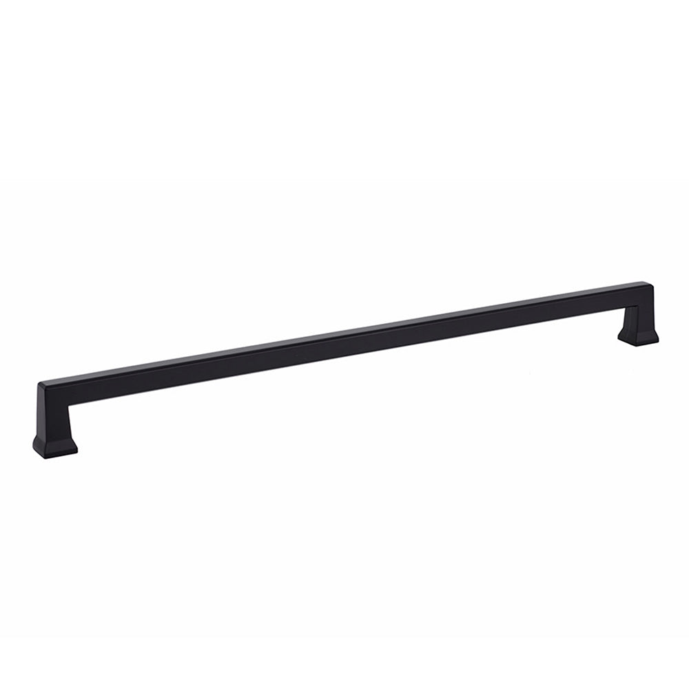 Emtek 86479US19 Alexander Cabinet Pull with 12" Center to Center Flat Black Finish Sparrow Supply