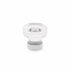Emtek 86569US26 Grayson 1-1/4" Glass Cabinet Knob Polished Chrome Finish Sparrow Supply