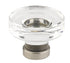 Emtek 86570US15 Grayson 1-3/4" Glass Cabinet Knob Satin Nickel Finish Sparrow Supply