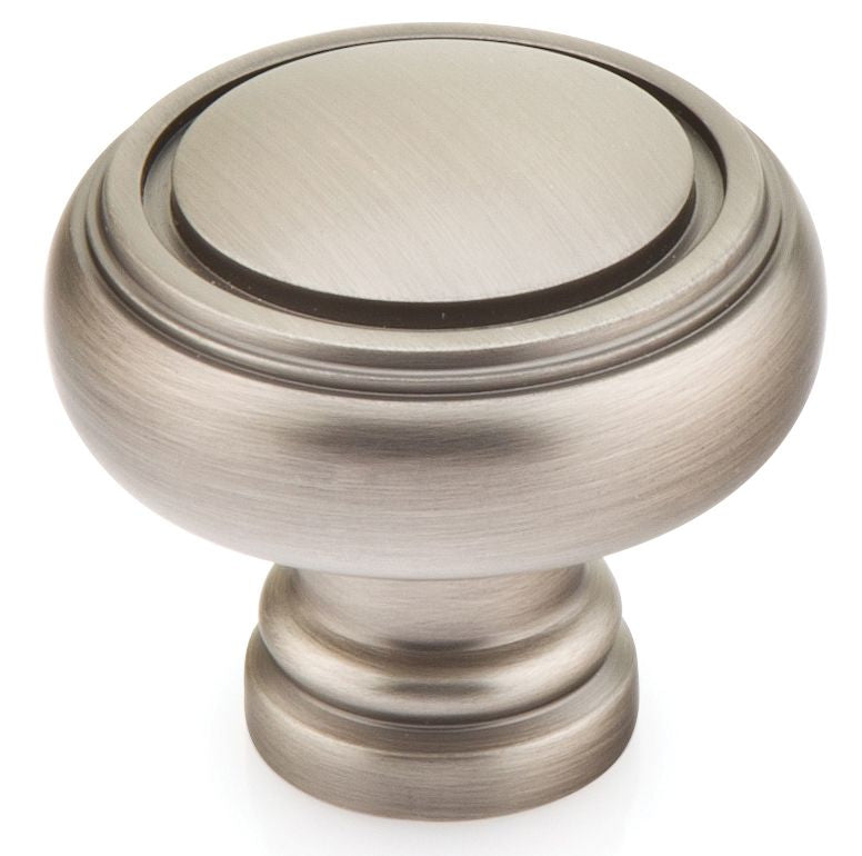 Emtek 86610US15A Norwich 1-1/4" Cabinet Knob Pewter Finish Sparrow Supply