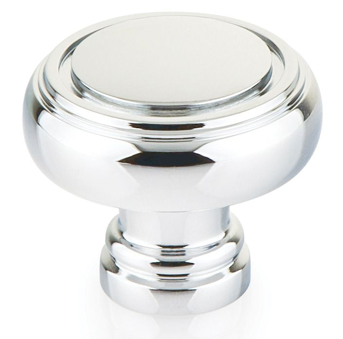 Emtek 86610US26 Norwich 1-1/4" Cabinet Knob Polished Chrome Finish Sparrow Supply