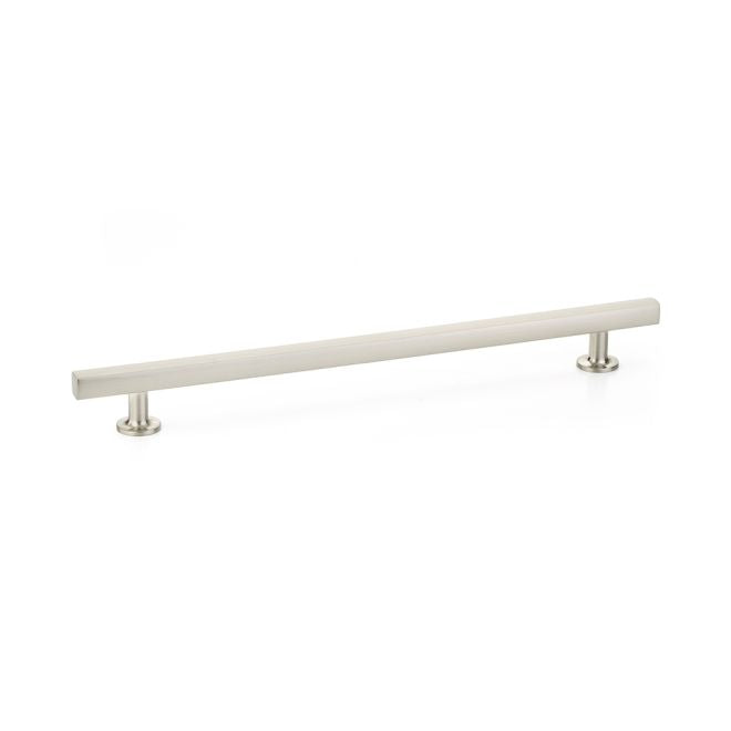 Emtek 86677US15 Freestone Cabinet Pull with 10" Center to Center Satin Nickel Finish Sparrow Supply