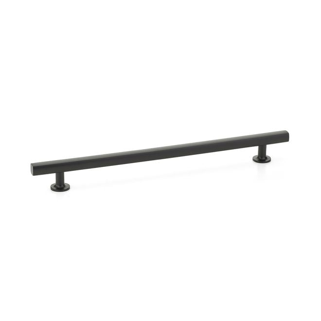 Emtek 86677US19 Freestone Cabinet Pull with 10" Center to Center Flat Black Finish Sparrow Supply