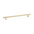 Emtek 86678US4 Freestone Cabinet Pull with 12" Center to Center Satin Brass Finish Sparrow Supply